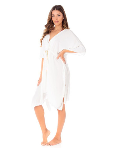 I'Am woman beach cover-up avec cordon de serrage