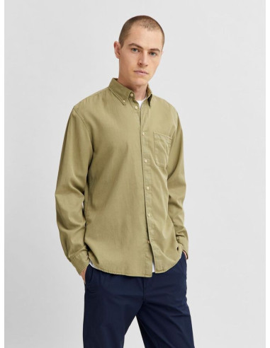 Selected men's regular shirt