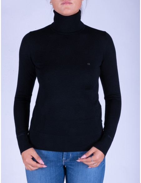 Jersey de cuello alto de mujer Calvin Klein