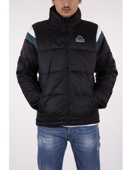 Schwarze Jacke Mann Logo Cuzy Kappa