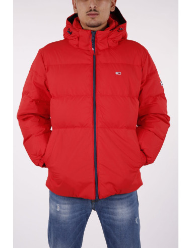 tommy jeans red coat