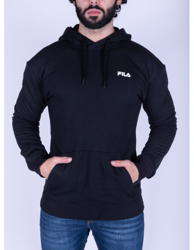 Sweat homme noir Men Dacian Graphic Hood Fila