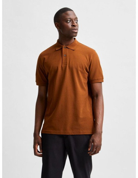 Slhneo Selected Herren-Piqué-Poloshirt