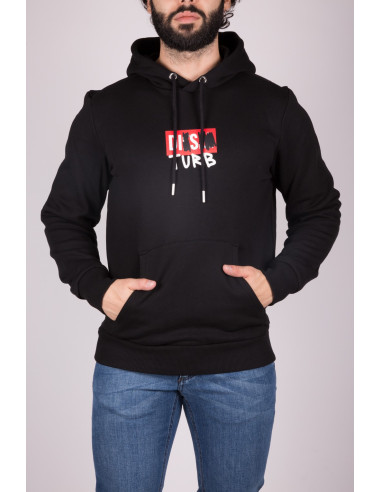 Sudadera negra de hombre S-Girk Hood Diesel