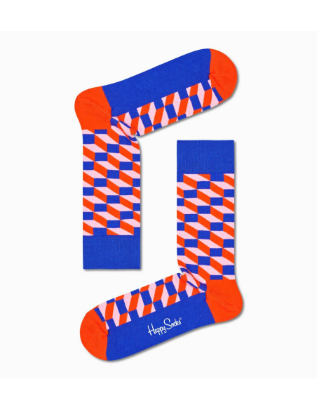 Calcetines de hombre azules Filled Optic Happy Sock's