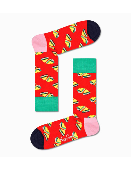 Calzini rossi uomo Love Sandiwich Happy Sock's