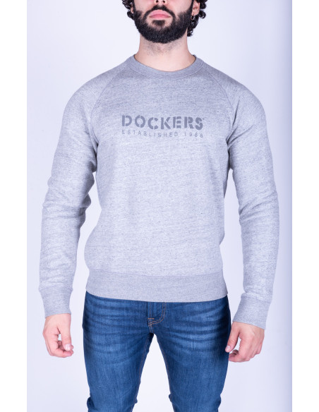 Sweat Icon Crew Dockers gris pour homme