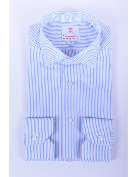 Chemise homme slim à rayures Chandra