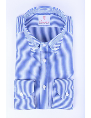 Camisa Chandra clásica celeste para hombre