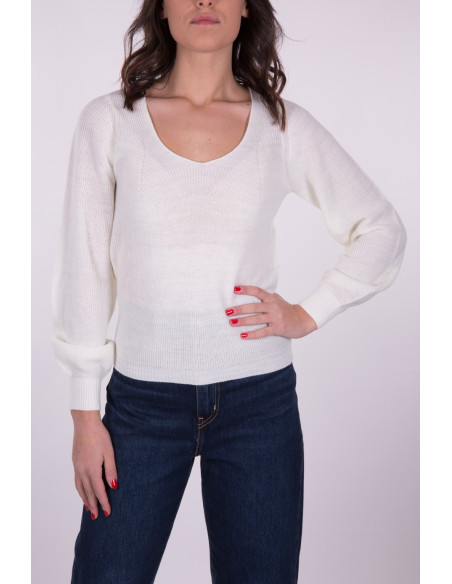 Jersey de mujer Vmsayla Vero Moda blanco