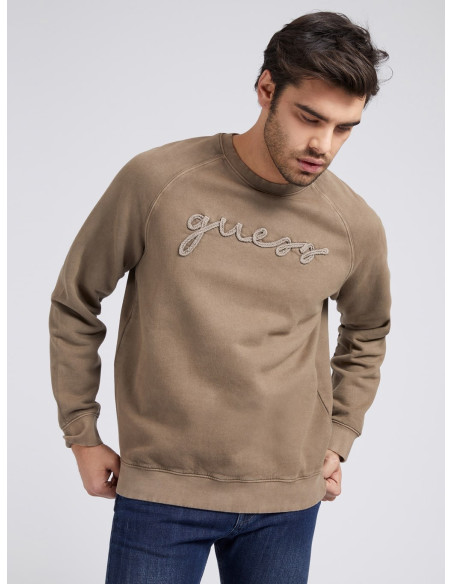 Embro Cn Fleece Gues beige men's sweatshirt