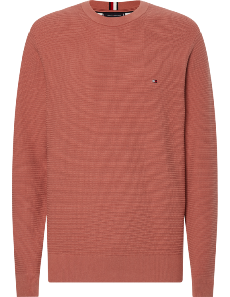 Pull de pêche homme Structure Crew Tommy Hilfiger