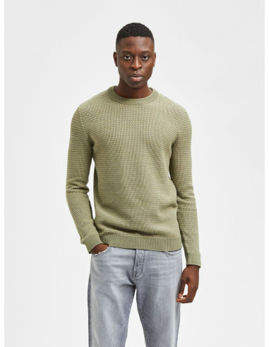 Chandail pour hommes Slhwes Ls Knit Selected