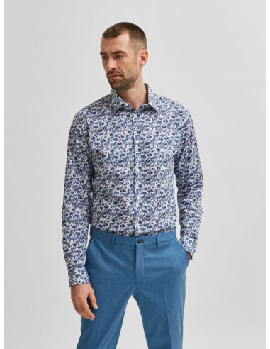 Camisa flores hombre Selected