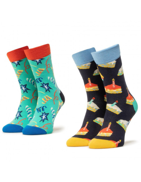 Unisex Socken Geburtstagsgeschenkset Happy Socks