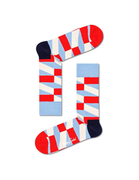 Unisex Jumbo Filled Optic Happy Socken