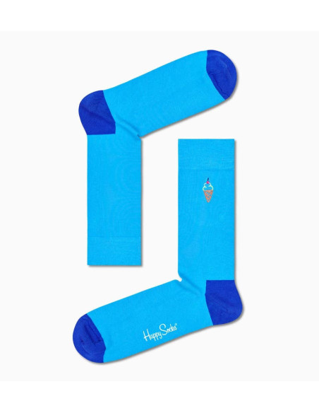 Calcetines Unisex Bordado Helado Happy