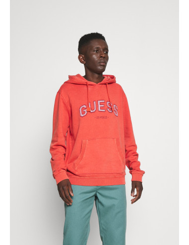 Felpa blu uomo Spencer Hoodie Fleece Guess