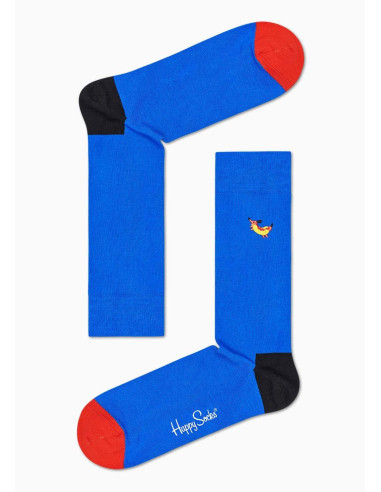 Calzini Unisex Embroidery Hot dog Happy Socks