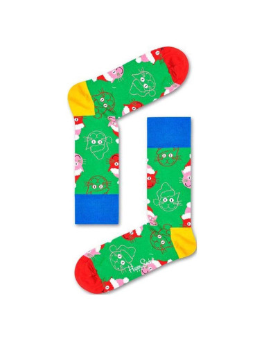 Calcetines Unisex Santa Cat Happy