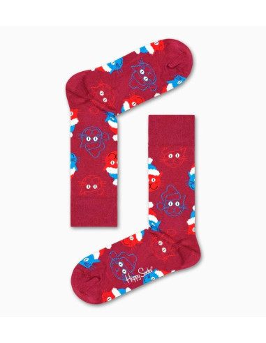 Calcetines Unisex Santa Cat Happy