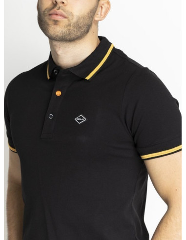 Replay Men\'s Polo Shirt Black S Taglia Color