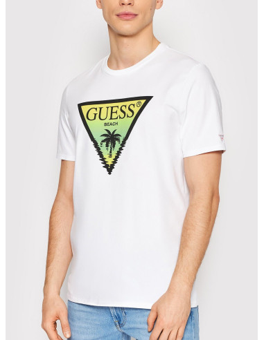 Guess Men s T shirt Taglia XXL Color White