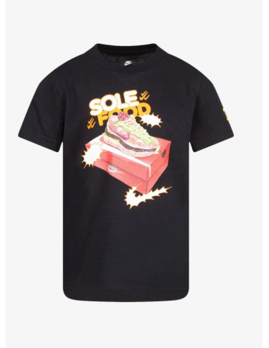 Camiseta de niño Nike Sole Food Color Negro Taglia 2-3