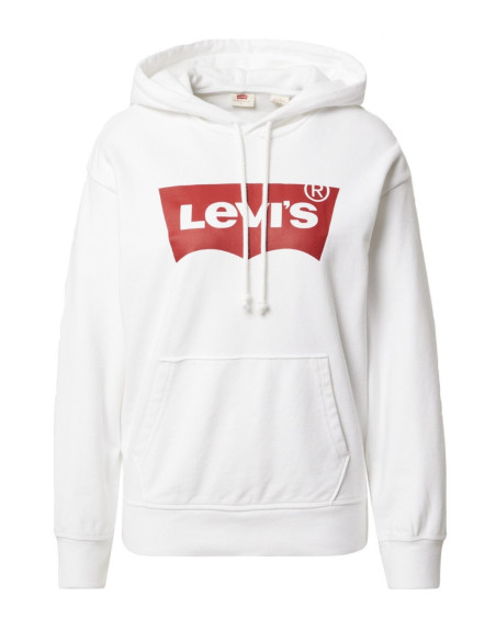 levi white hoodie women's