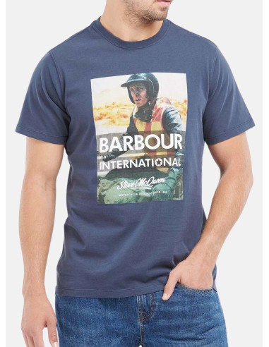 T-Shirt Herren Smq Checker T-Shirt Barbour