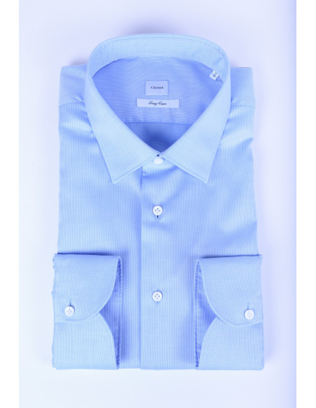 Camicia celeste uomo Carrel