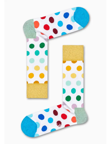 Calzini bianchi unisex Big Dot Happy Sock's