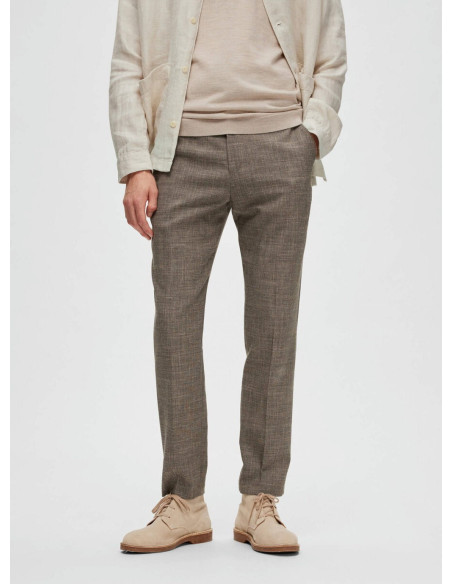 SELECTED PANTALONI UOMO,SLHSLIM-OASIS LINEN TRS NO