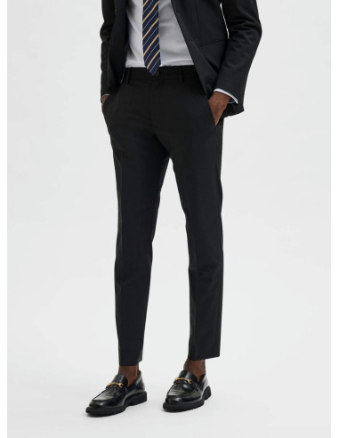 SELECTED PANTALONI UOMO,SLHSLIM-JOSH BLACK TRS ADV