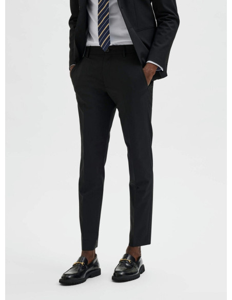 SELECTED PANTALONI UOMO,SLHSLIM-JOSH BLACK TRS ADV