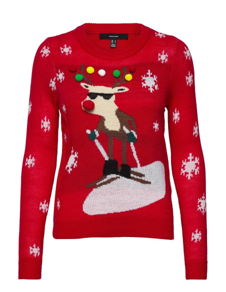 PULLOVER UOMO VMRUDOLF LS O-NECK BLOUSE XMAS MAN