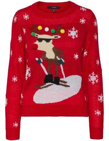 PULLOVER UOMO VMRUDOLF LS O-NECK BLOUSE XMAS MAN