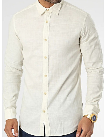 JACK & JONES UOMO JJSLUB SHIRT LS