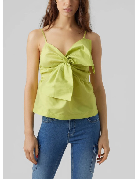 VERO MODA DONNA VMHOPE REE SINGLET BOW TOP WVN CE 