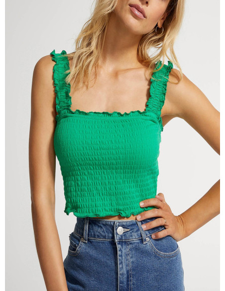 VERO MODA DONNA VMMEDOSIABEL SL CROP TOP JRS