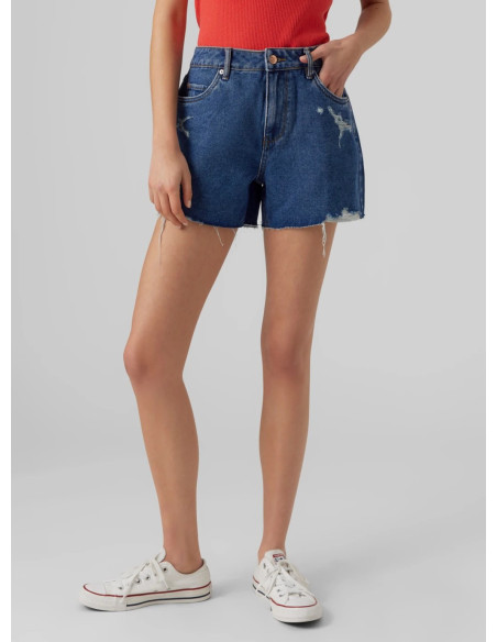 VERO MODA DONNA VMZURI HR LOOSE SHORTS DST MIX NOO