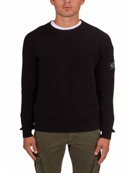 CALVIN KLEIN JEANS MAGLIA UOMO,BADGE EASY SWEATER